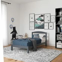 Cheap 🔔 Avenue Greene Lucas Twin Bed Grey 😀