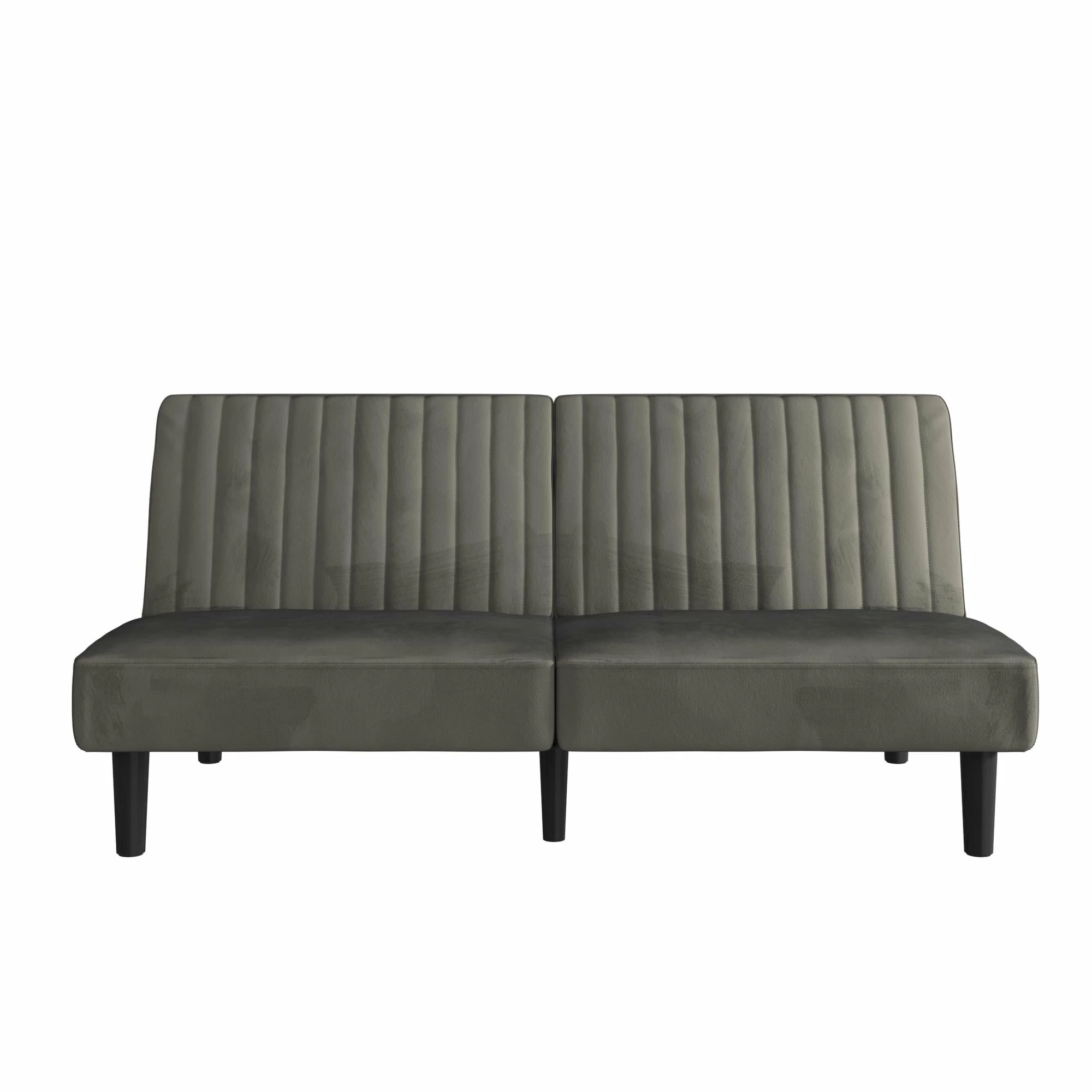 Brand new ๐ Avenue Greene Madelyn Futon Grey Velvet ๐ - Image 11