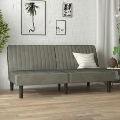 Brand new 🎉 Avenue Greene Madelyn Futon Grey Velvet 😉