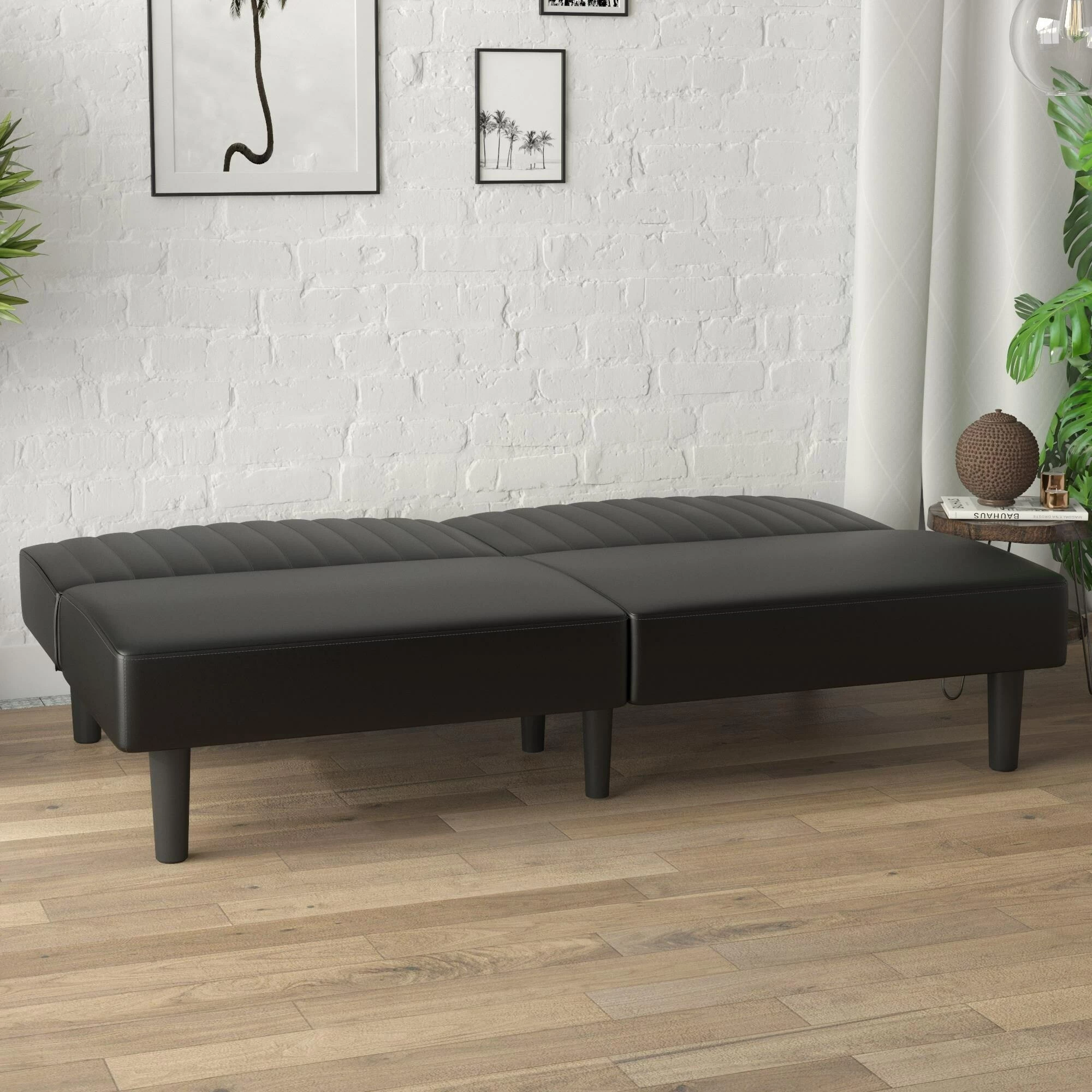 Brand new ๐ Avenue Greene Madelyn Futon Grey Velvet ๐ - Image 6