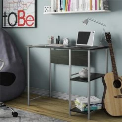 Best Pirce 🤩 Avenue Greene Meridian Metal Student Computer Desk White ⌛ -Avenue Greene Shop Avenue Greene Meridian Metal Student Computer Desk 9