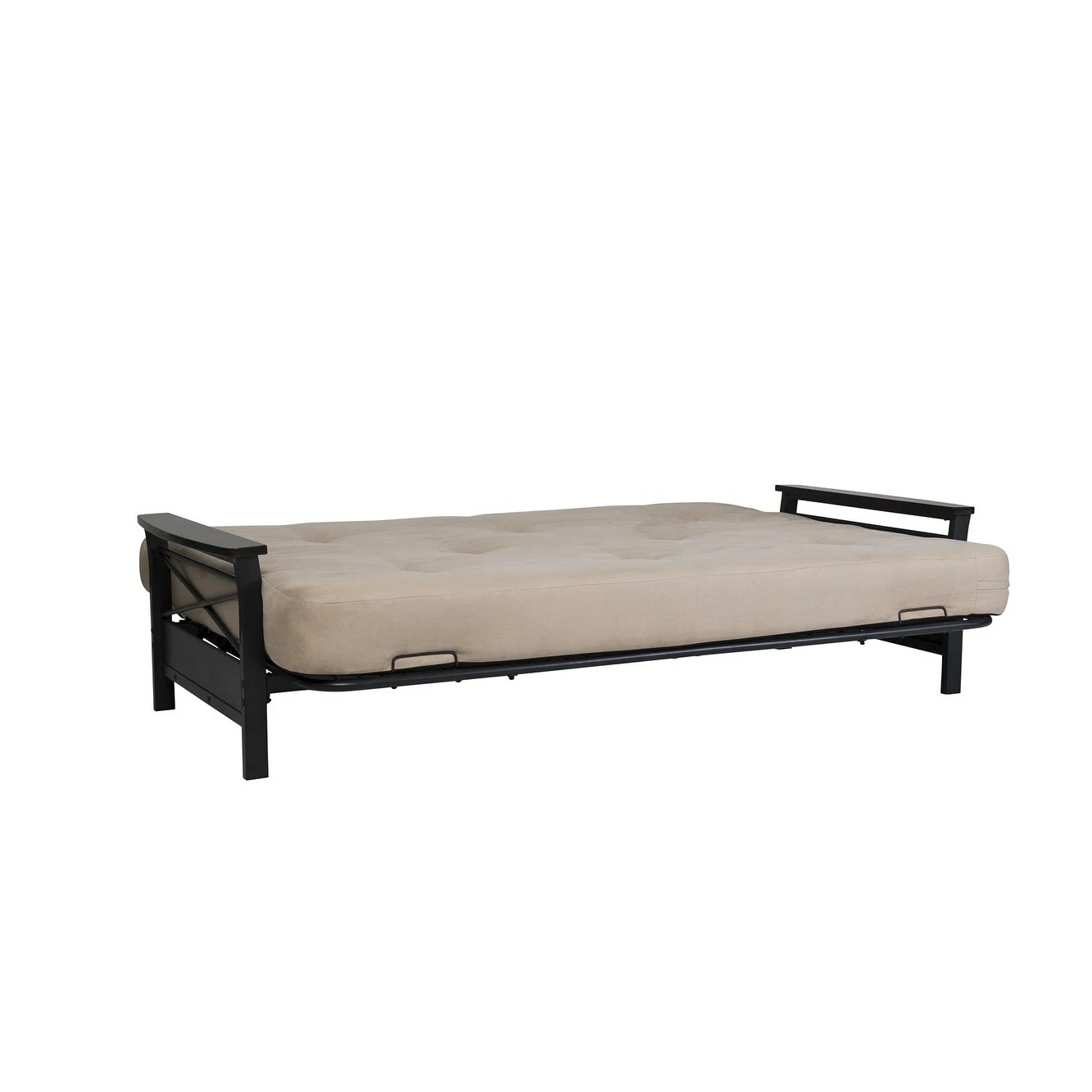 Best deal π Avenue Greene Nico Metal Futon Frame With Wood Armrests Espresso/black π₯ - Image 5