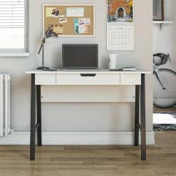 Budget 🔔 Avenue Greene Ottley Computer Desk With Drawer Walnut ⭐