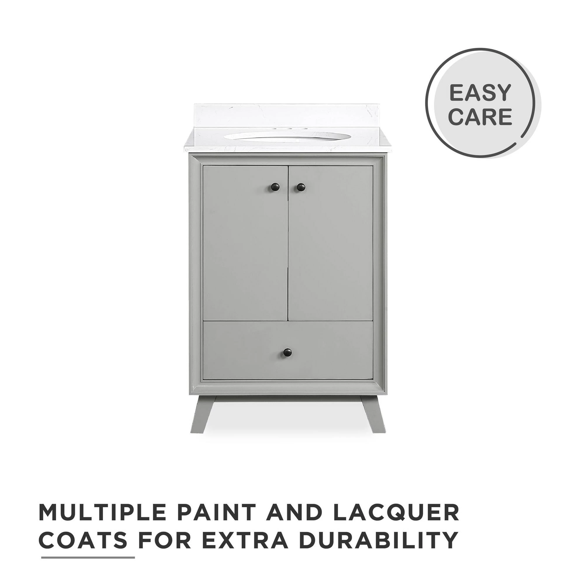 Cheap ๐ Avenue Greene Pavlo 24 Inch Bathroom Vanity Grey ๐ฏ - Image 8