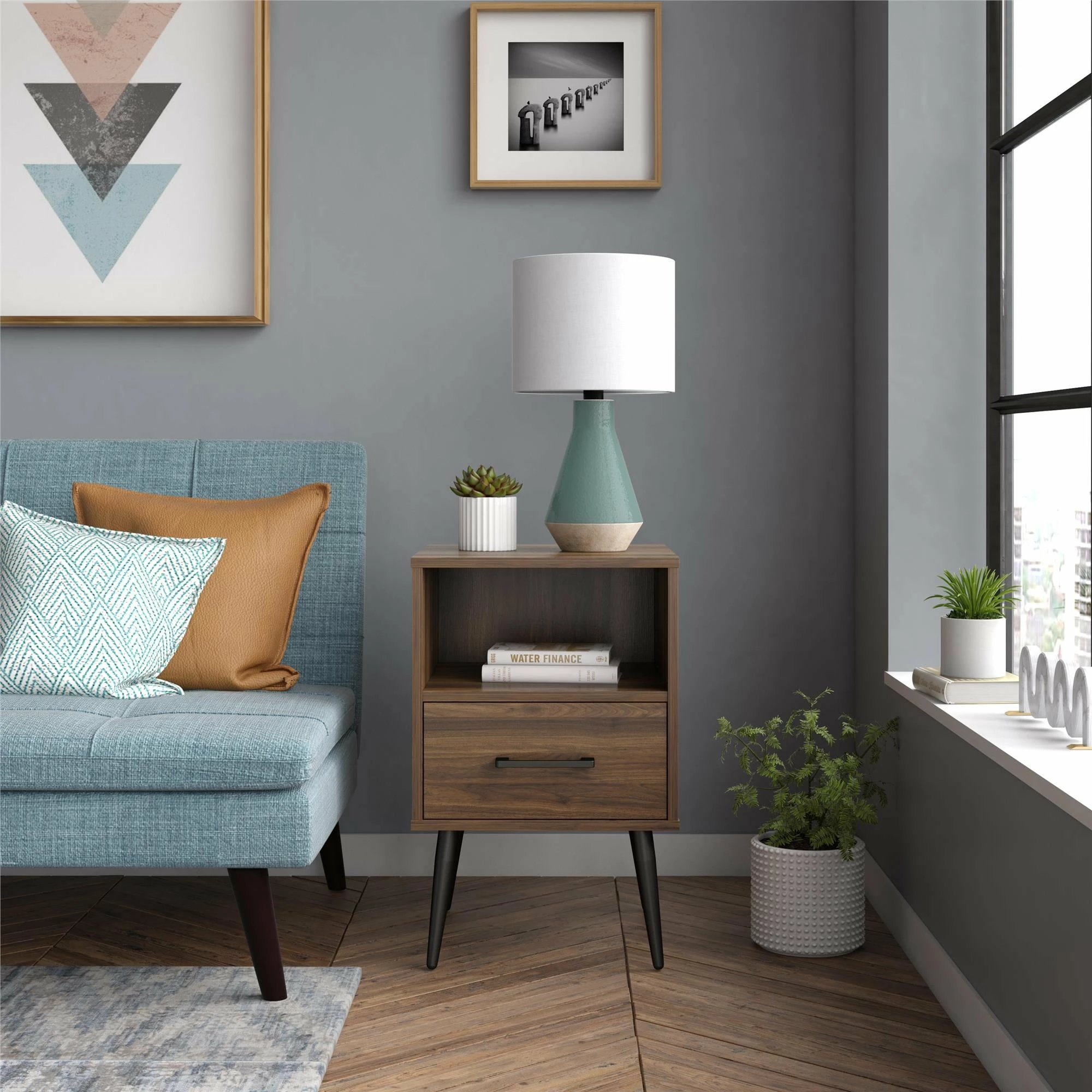 Budget 𧨠Avenue Greene Phillips End Table Walnut π 5 Budget 𧨠Avenue Greene Phillips End Table Walnut π - Image 3