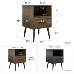 Budget 𧨠Avenue Greene Phillips End Table Walnut π 25 Budget 𧨠Avenue Greene Phillips End Table Walnut π -Avenue Greene Shop Avenue Greene Phillips End Table 8