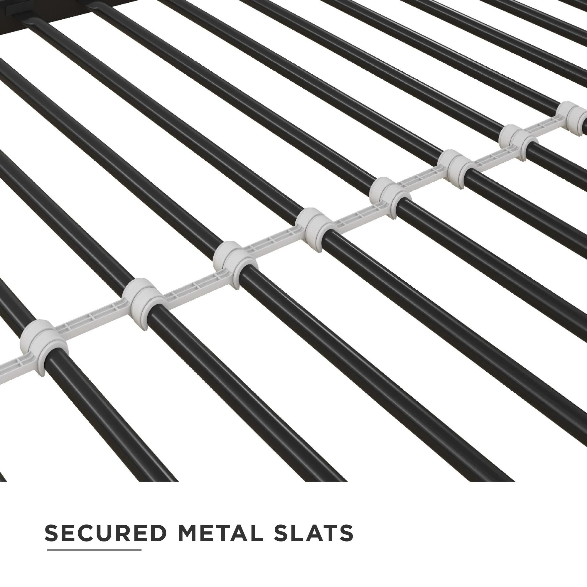 Cheap π Avenue Greene Quinton Metal Triple Bunk Bed Silver π₯ - Image 12