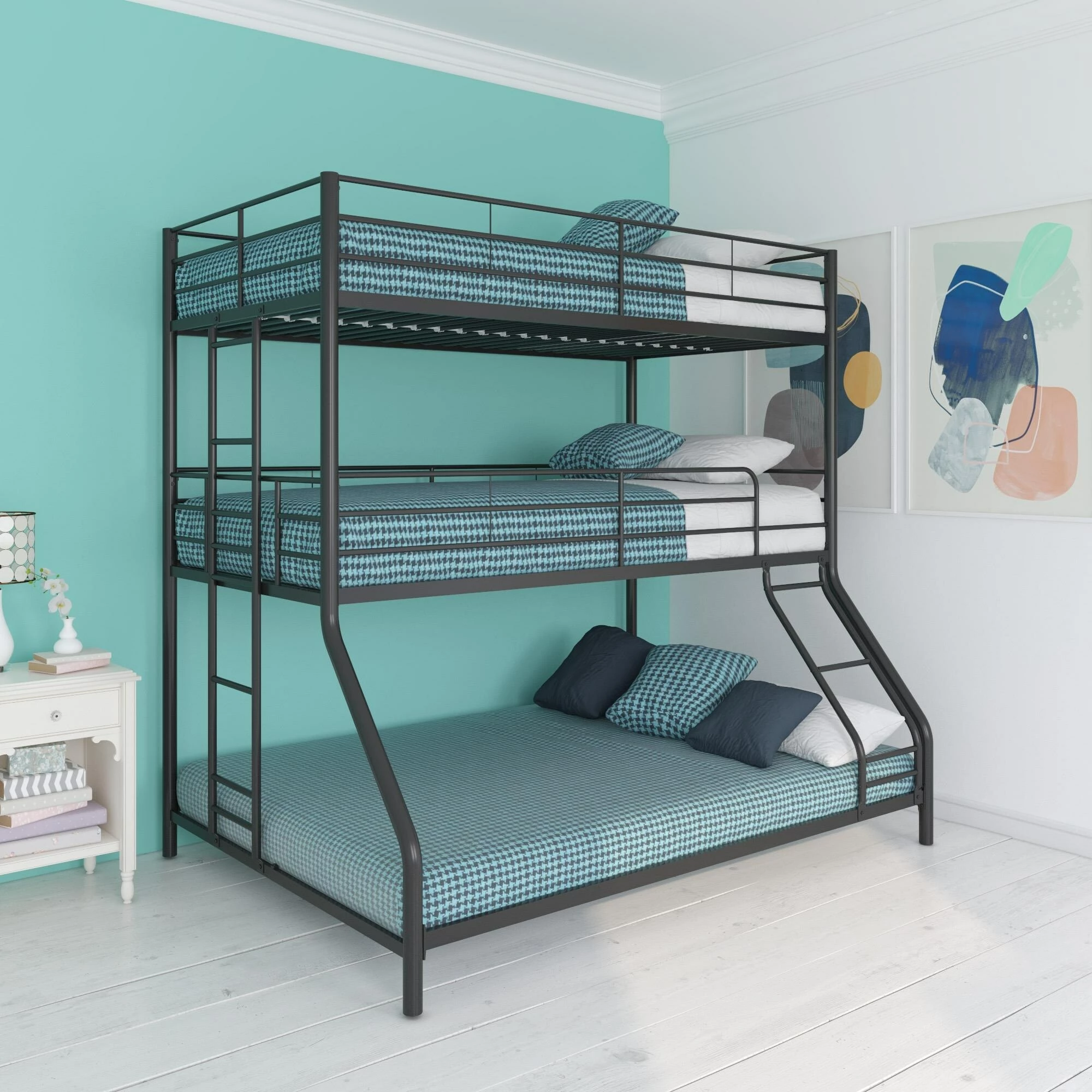 Cheap π Avenue Greene Quinton Metal Triple Bunk Bed Silver π₯ - Image 4