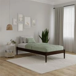 Promo ✔️ Avenue Greene River Wood Platform Bed Natural 🔥