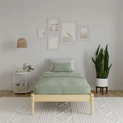 Promo ✔️ Avenue Greene River Wood Platform Bed Natural 🔥 -Avenue Greene Shop Avenue Greene River Wood Platform Bed 3