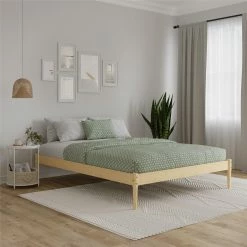 Promo ✔️ Avenue Greene River Wood Platform Bed Natural 🔥 -Avenue Greene Shop Avenue Greene River Wood Platform Bed 5