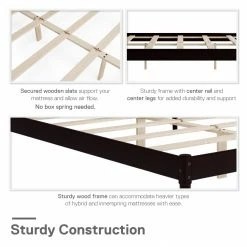 Promo ✔️ Avenue Greene River Wood Platform Bed Natural 🔥 -Avenue Greene Shop Avenue Greene River Wood Platform Bed 9