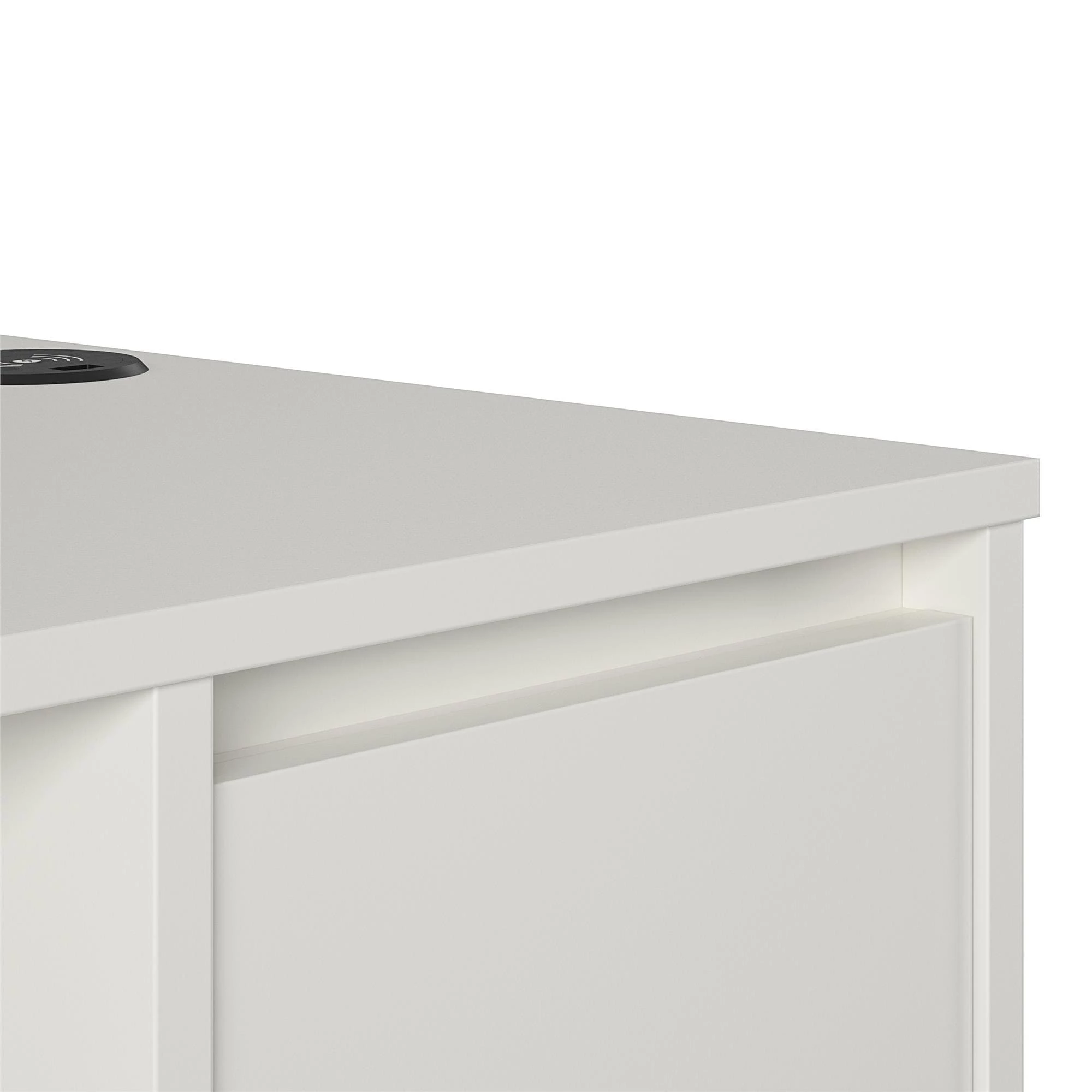 Brand new βοΈ Avenue Greene Riverton Computer Desk / Cabinet Combo With Wireless Charging Port White π 17 Brand new βοΈ Avenue Greene Riverton Computer Desk / Cabinet Combo With Wireless Charging Port White π - Image 15
