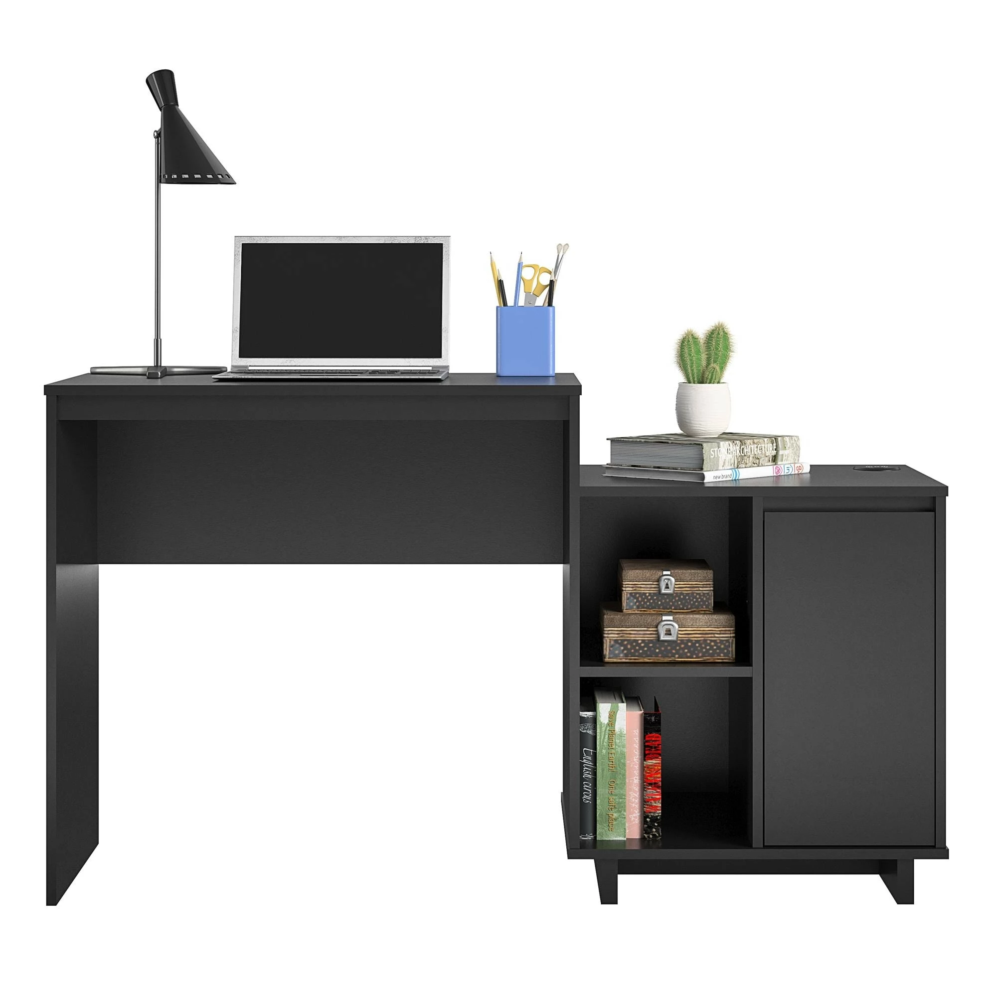 Brand new βοΈ Avenue Greene Riverton Computer Desk / Cabinet Combo With Wireless Charging Port White π 10 Brand new βοΈ Avenue Greene Riverton Computer Desk / Cabinet Combo With Wireless Charging Port White π - Image 8
