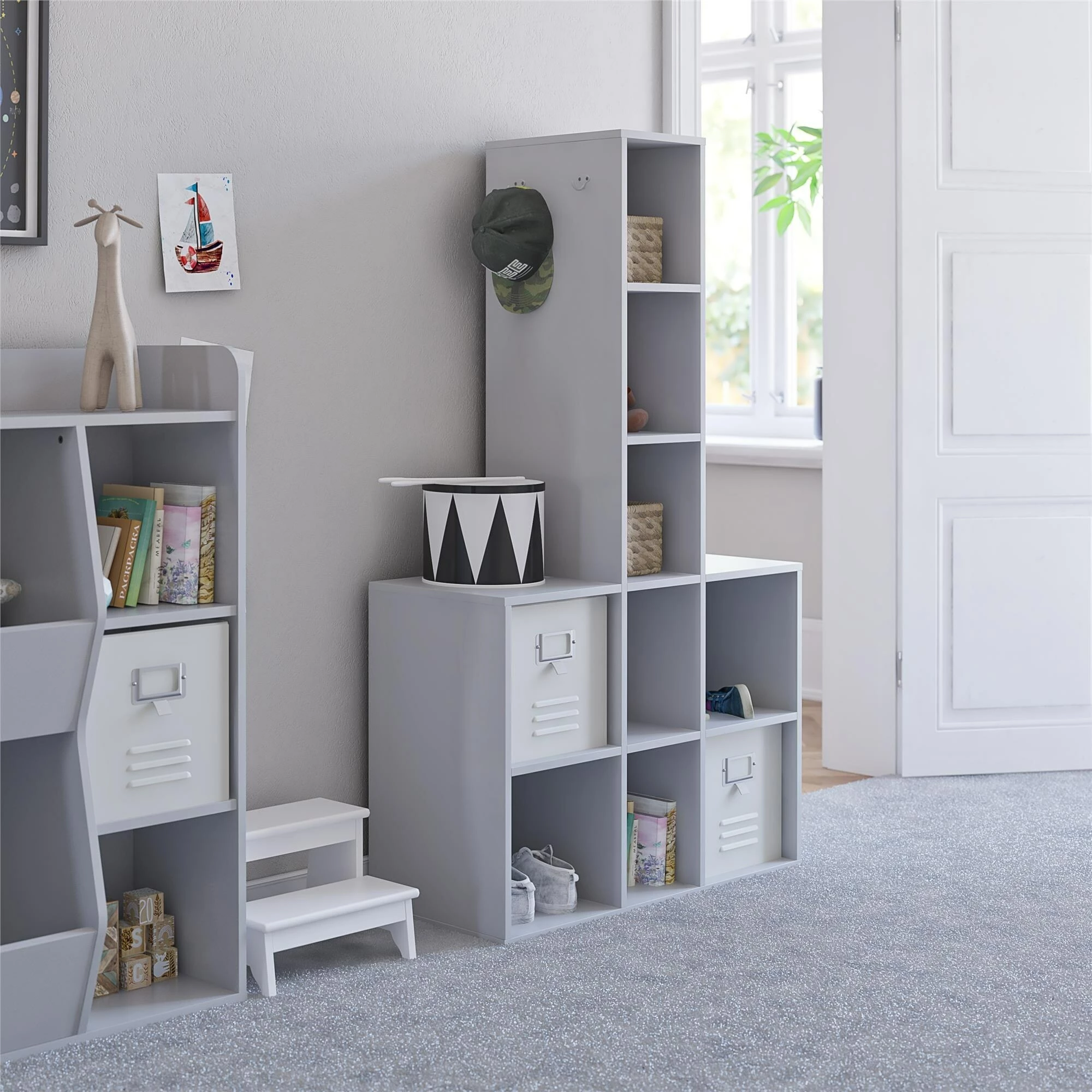 Budget π Avenue Greene Samuel Kid's 9 Cube Storage White βοΈ 4 Budget π Avenue Greene Samuel Kid's 9 Cube Storage White βοΈ - Image 2