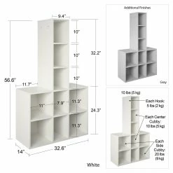 Budget π Avenue Greene Samuel Kid's 9 Cube Storage White βοΈ 21 Budget π Avenue Greene Samuel Kid's 9 Cube Storage White βοΈ -Avenue Greene Shop Avenue Greene Samuel Kid27s 9 Cube Storage 4