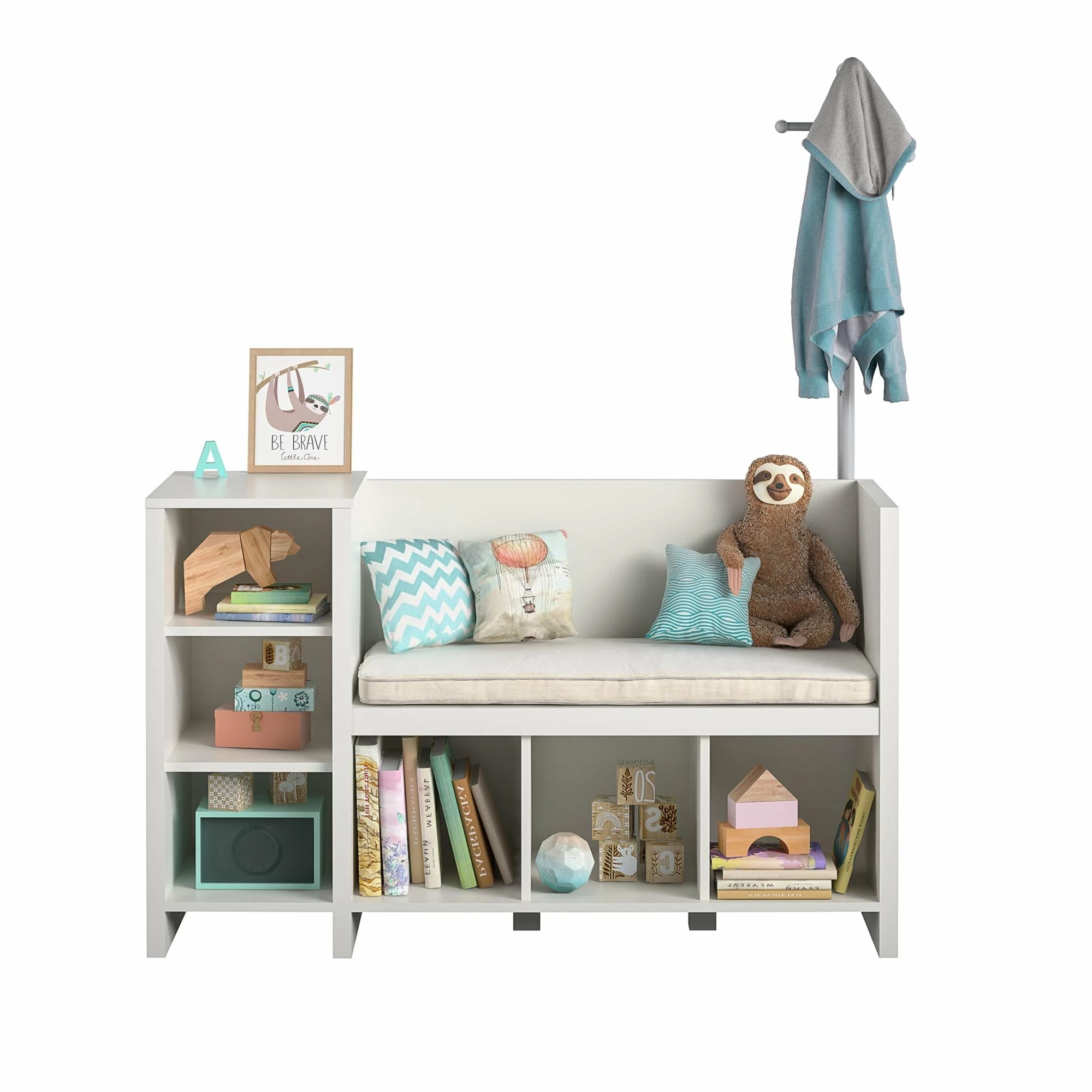 Budget π₯ Avenue Greene Samuel Storage Bench And π§₯ Coat Rack Blonde Oak π₯° 7 Budget π₯ Avenue Greene Samuel Storage Bench And π§₯ Coat Rack Blonde Oak π₯° - Image 5