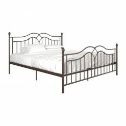 Buy 💯 Avenue Greene Torino Metal Bed White ⌛