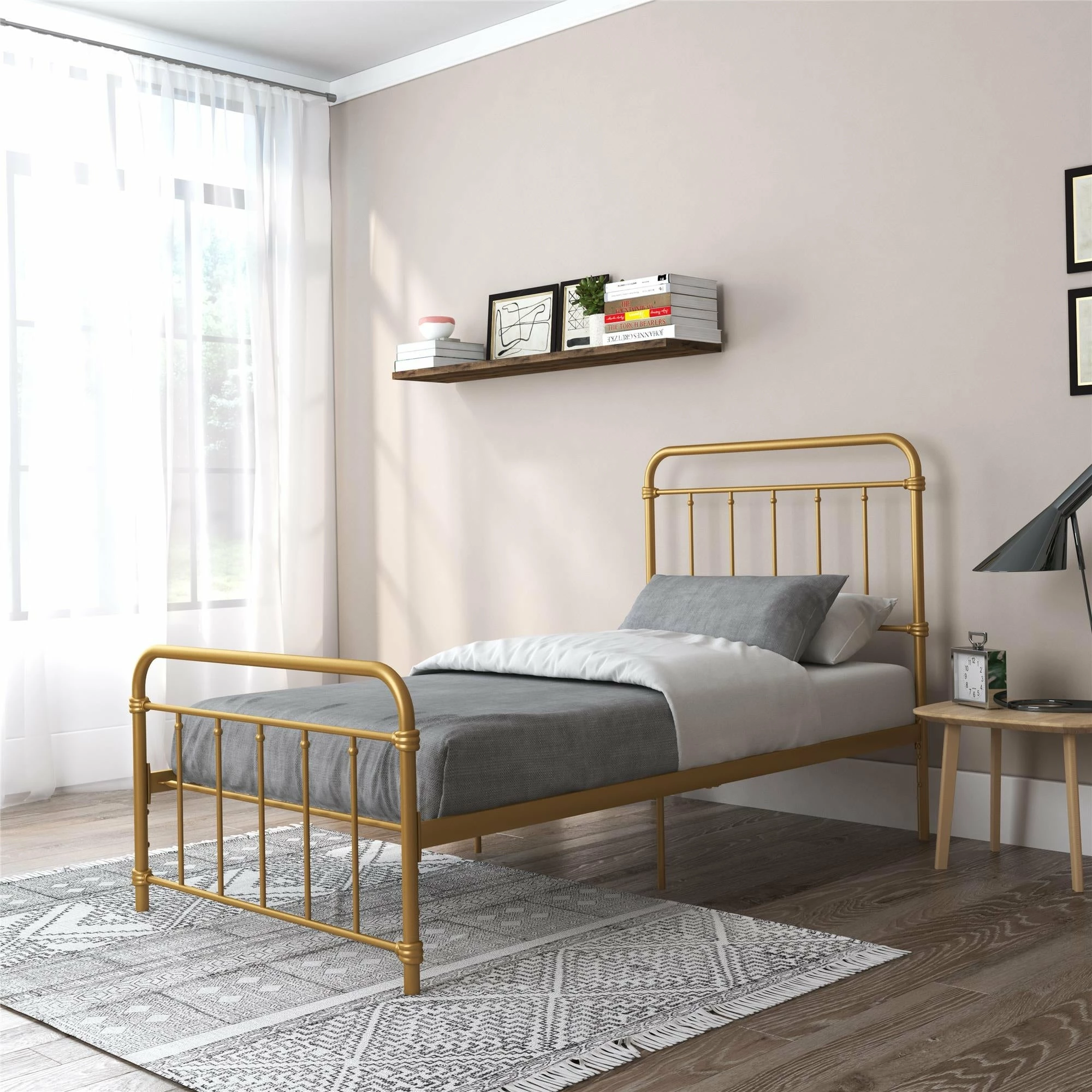 Top 10 π₯° Avenue Greene Waller Metal Bed Gold π₯ - Image 3