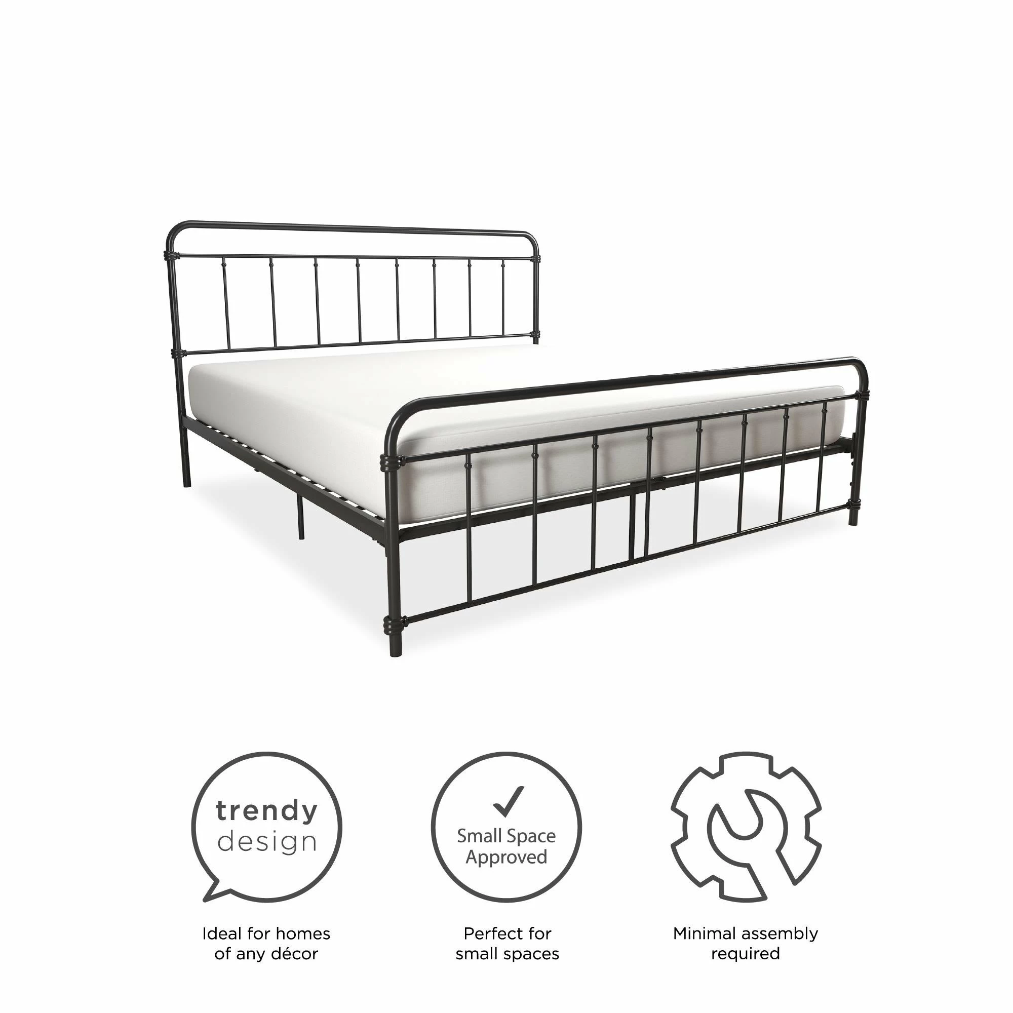 Top 10 π₯° Avenue Greene Waller Metal Bed Gold π₯ - Image 9