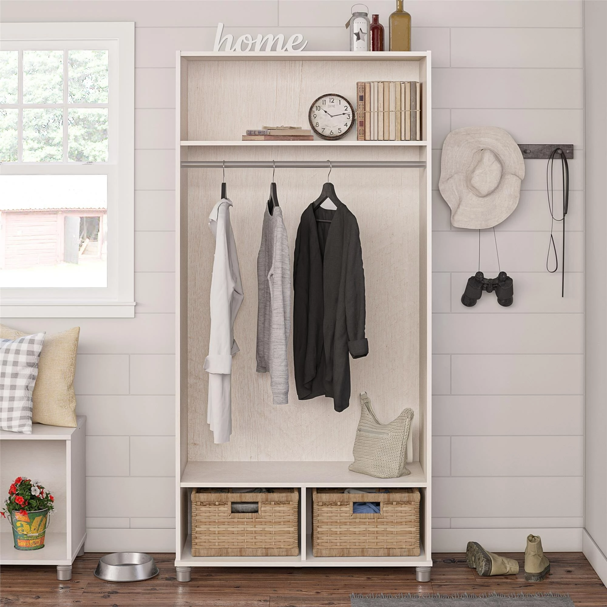 Coupon π Avenue Greene Wardlaw 36 Inch Wide Mudroom Cabinet Graphite Grey π 4 Coupon π Avenue Greene Wardlaw 36 Inch Wide Mudroom Cabinet Graphite Grey π - Image 2