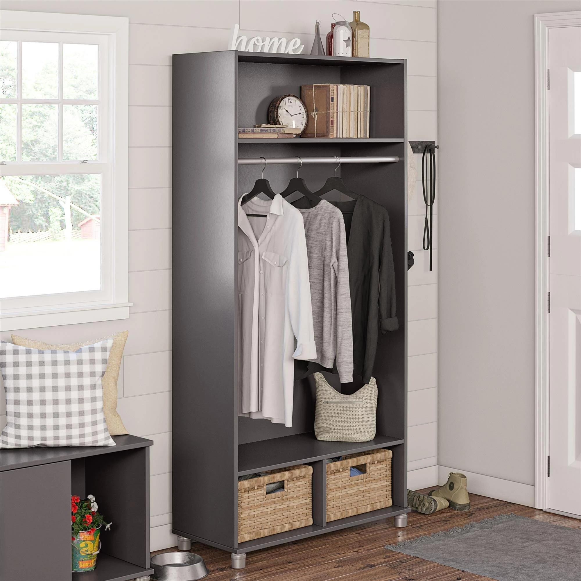 Coupon π Avenue Greene Wardlaw 36 Inch Wide Mudroom Cabinet Graphite Grey π 8 Coupon π Avenue Greene Wardlaw 36 Inch Wide Mudroom Cabinet Graphite Grey π - Image 6
