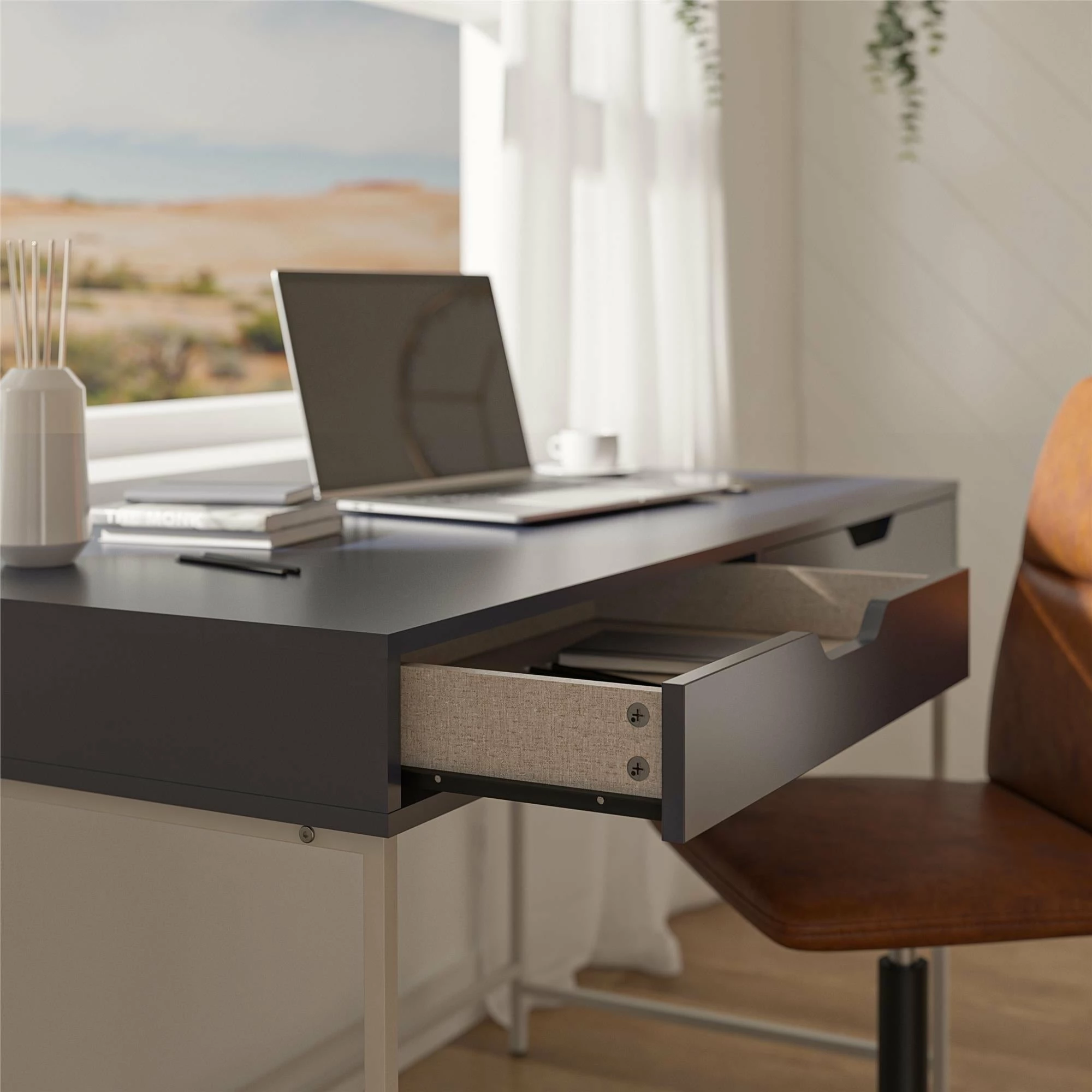 Promo π Avenue Greene Wardlaw Computer Desk With 2 Drawers Natural π€© 17 Promo π Avenue Greene Wardlaw Computer Desk With 2 Drawers Natural π€© - Image 15
