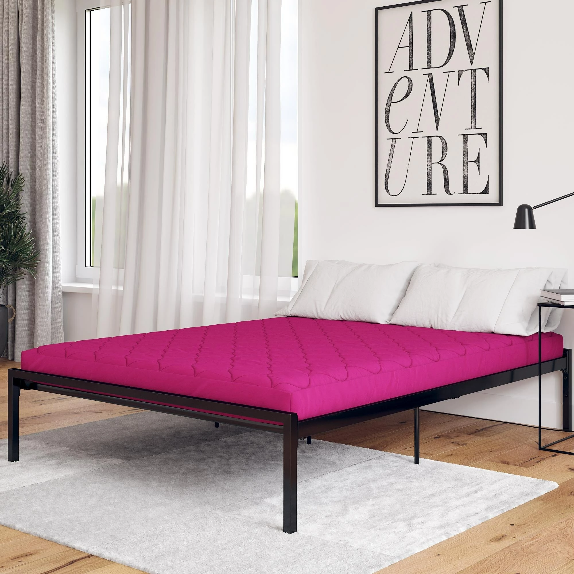 Budget ✔️ Avenue Greene Zion 6" Polyester Filled Quilted Top Bunk Bed Mattress Blue ⌛ 9 Budget ✔️ Avenue Greene Zion 6" Polyester Filled Quilted Top Bunk Bed Mattress Blue ⌛ - Image 7