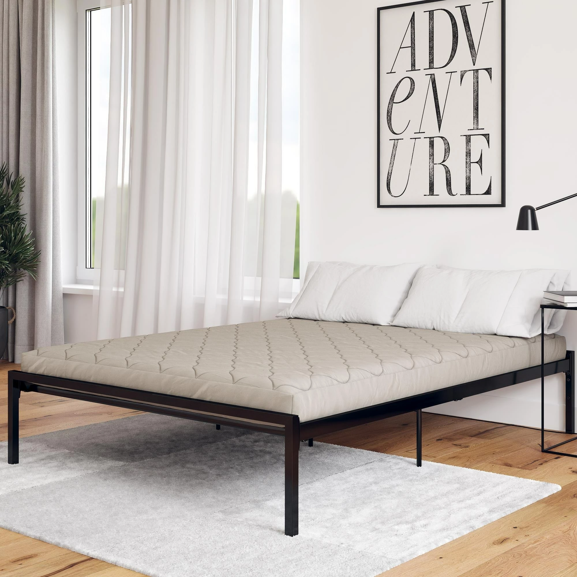 Budget ✔️ Avenue Greene Zion 6" Polyester Filled Quilted Top Bunk Bed Mattress Blue ⌛ 10 Budget ✔️ Avenue Greene Zion 6" Polyester Filled Quilted Top Bunk Bed Mattress Blue ⌛ - Image 8