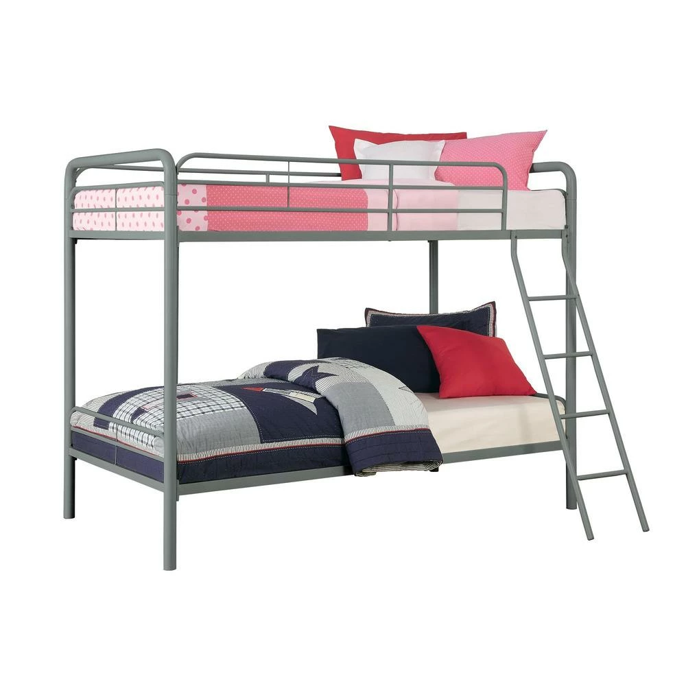 Best Pirce ๐ Avenue Greene Avenue Green Edison Twin Over Twin Metal Bunk Bed Black ๐ - Image 8