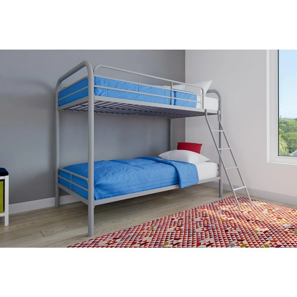 Best Pirce ๐ Avenue Greene Avenue Green Edison Twin Over Twin Metal Bunk Bed Black ๐ - Image 2