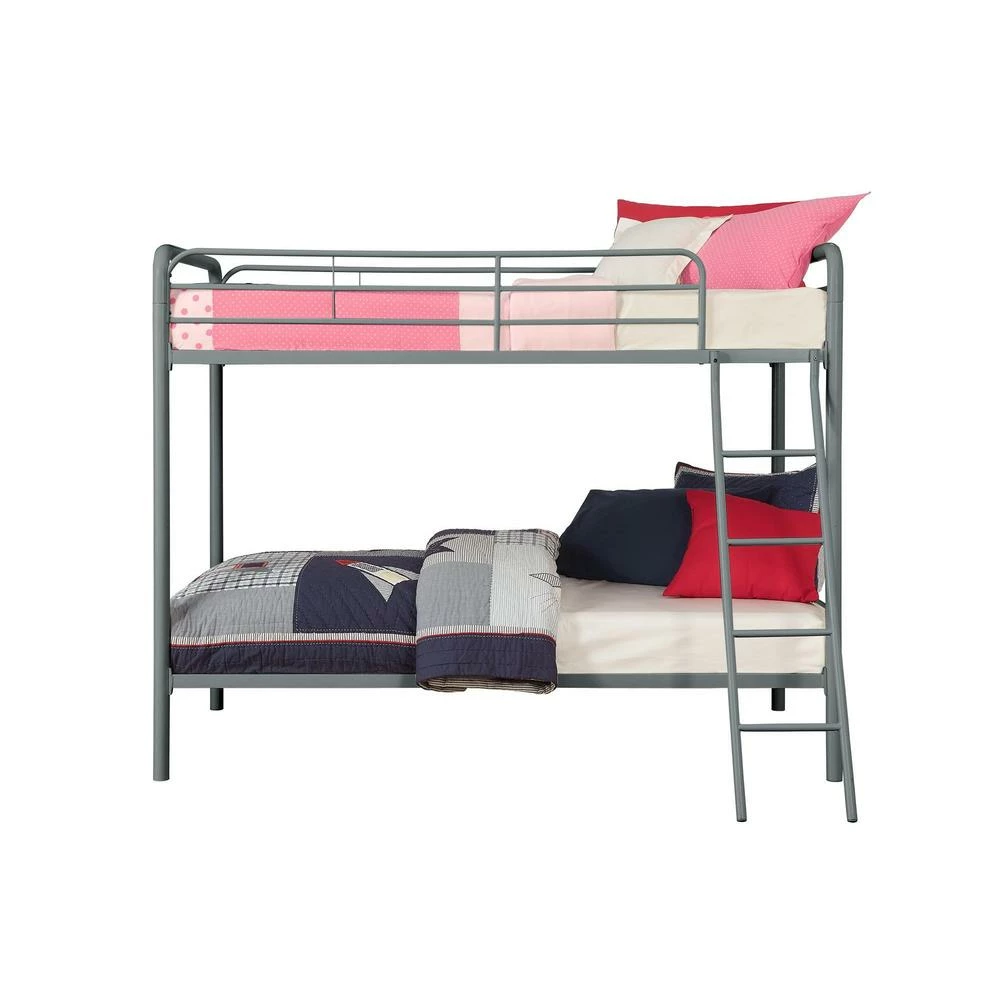 Best Pirce ๐ Avenue Greene Avenue Green Edison Twin Over Twin Metal Bunk Bed Black ๐ - Image 11